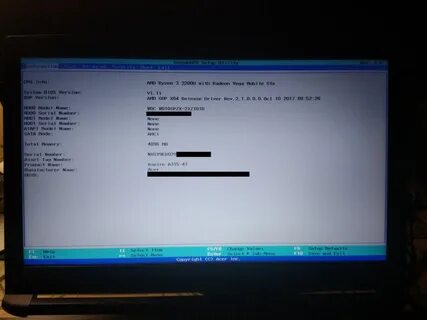 Acer aspire 3 установка с флешки