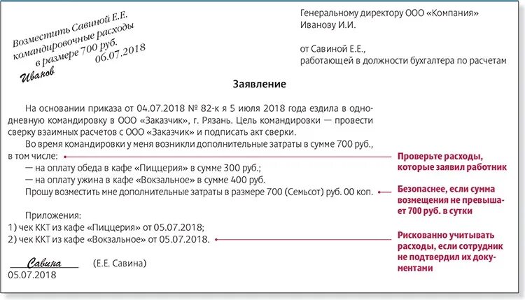 Получить возмещение расходов