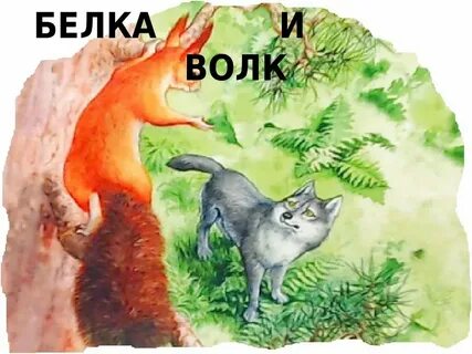 Белка и волк толстой