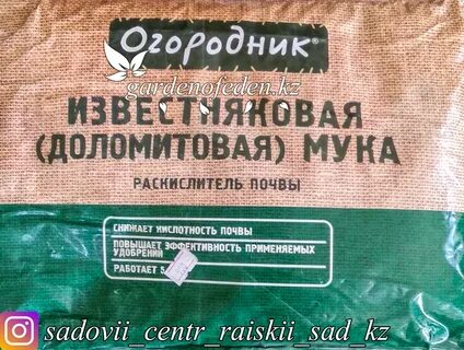 Сколько вносить доломитовой муки в почву осенью