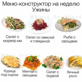Конструктор меню
