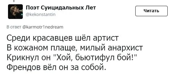 Киш анархист текст. Среди ублюдков шел артист. крикнул он хой челюсть долой. среди ублюдков шел артист в кожаном плаще. король и шут анархист текст.