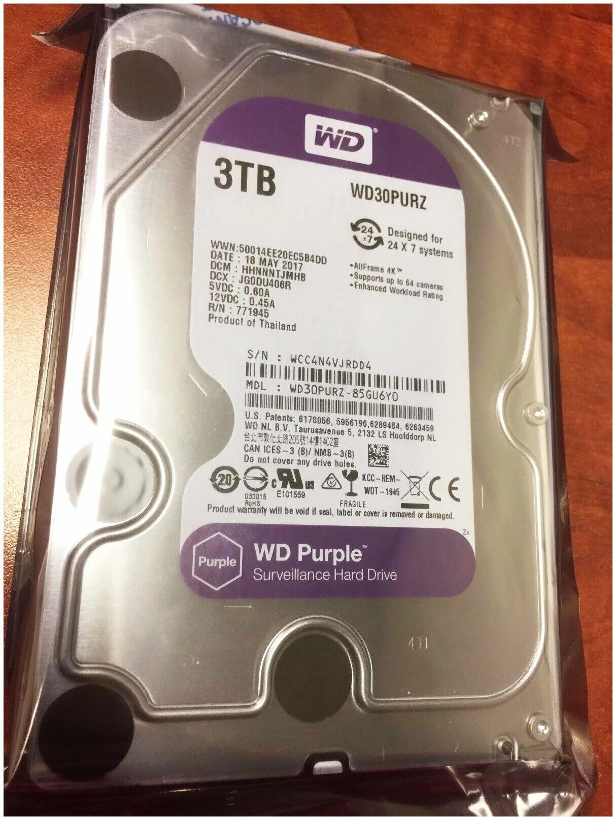жесткий диск 3 тб wd30purz. Western digital wd30purz 3tb. Wd hdd purple 3тб жесткий. 3 тб жесткий диск wd purple [wd30purz]. жёсткий диск wd purple wd30purz 3tb.