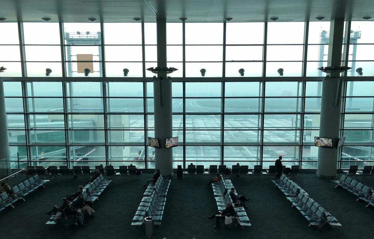 Zvartnots airport, the original building Yerevan, Armenia Hovig Boghossian Flick