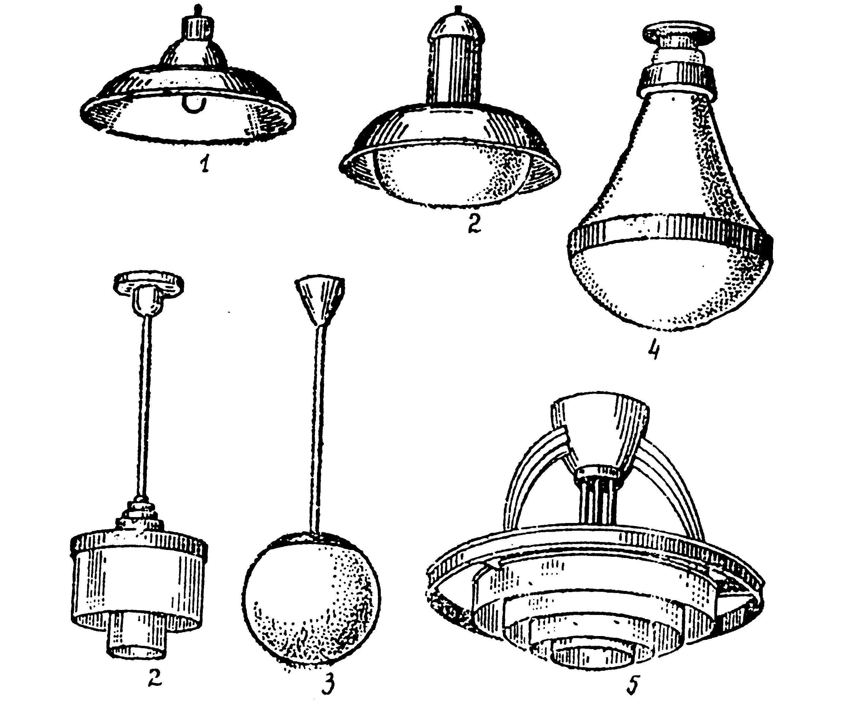 Герметичная осветительная арматура 1x18в. Лампы типа ЗС-1. Типы светильников для помещений.