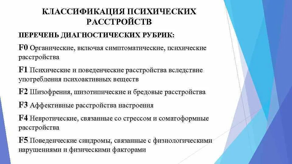 Классификация психических расстройств. Классификация психологических заболеваний. Классификация психических нарушений. Классификация нарушений психики.