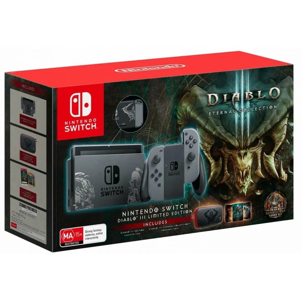 Nintendo switch diablo 3. Консоль игровая Нинтендо свитч диабло. Diablo 3 Nintendo Switch. Игровая приставка Nintendo Switch Diablo III Limited Edition. Nintendo Switch Diablo Edition.