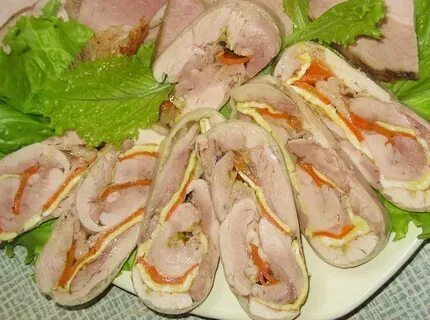 Рулет из курицы на праздничный стол