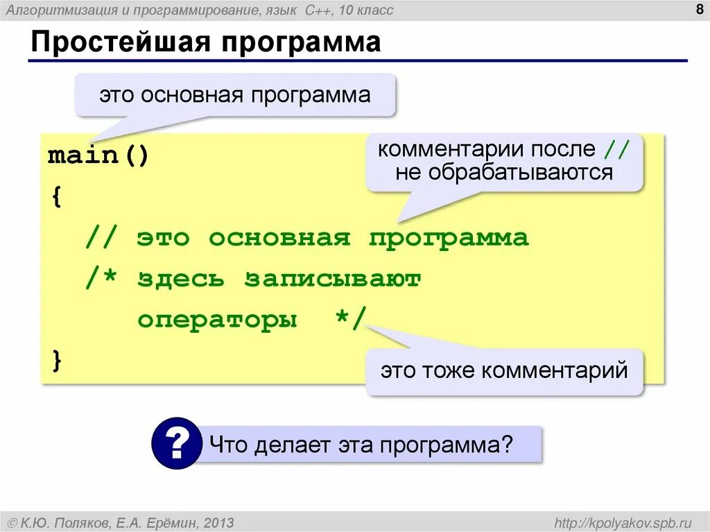 Комментарии в программе. Комментарии в языках программирования. Алгоритмизация и программирование. Комментарии в языке си.