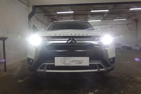 Установка светодиодных ламп аутлендер 3