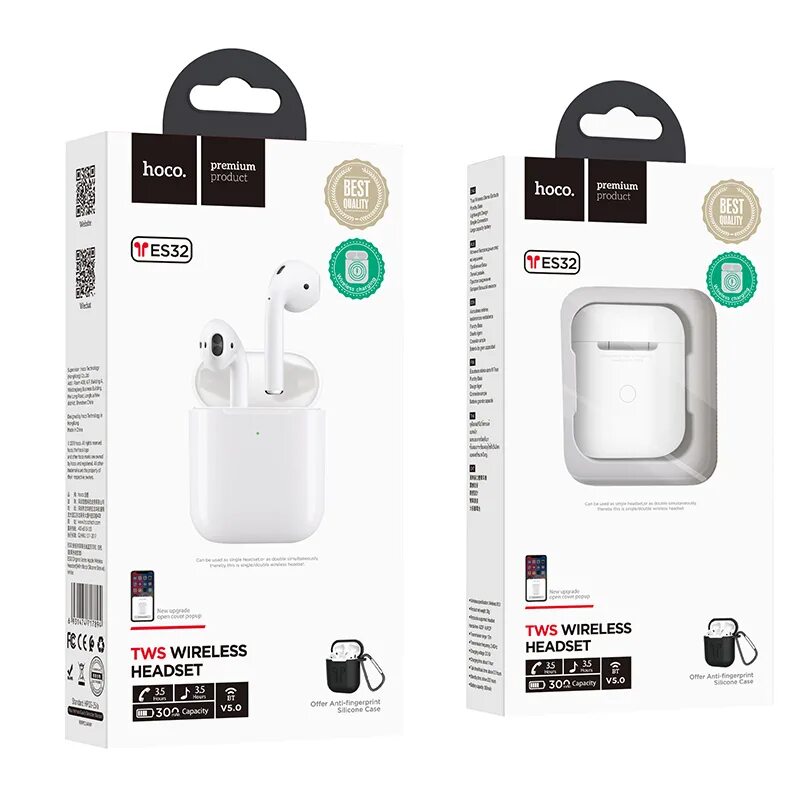 Hoco tws bluetooth. Наушники Hoco es32 Plus. Наушники Bluetooth Hoco es32 Plus. Наушники Hoco es32 Plus White. Гарнитура Bluetooth es59 TWS Hoco сиреневая.