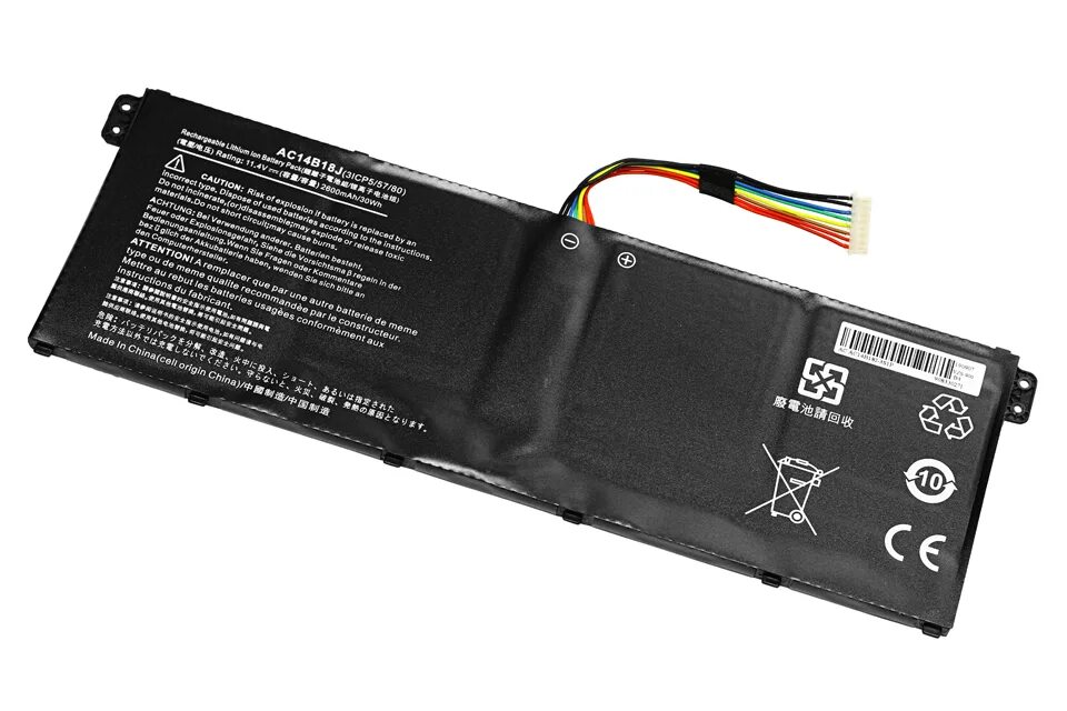 Ac battery. Acer ac14b18j. Батарея ac14b18j. Аккумулятор Aspire v3-371. Оригинальный аккумулятор Acer ac14b13j.