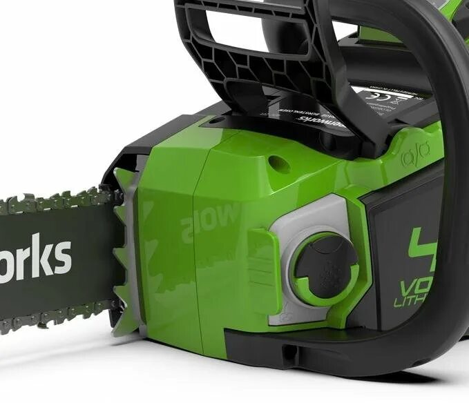 Пилы greenworks отзывы. GREENWORKS gd40cs18. GREENWORKS g40cs25k4 пила аккумуляторная цепная. GREENWORKS gd40sc38ii 40v. GREENWORKS электропила цепная 1800 Вт.