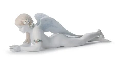 Фигурка Lladro Чудесный ангел 42х13 см, фарфор.