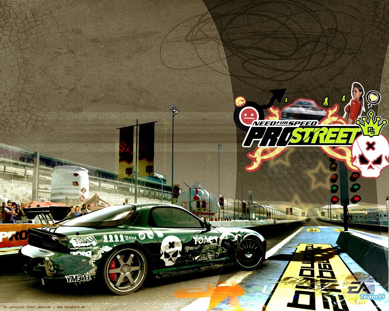 Худ спид про. Need for Speed: PROSTREET. Need for Speed: PROSTREET (2007). NFS Pro Street 2007. Нфс Pro Street.