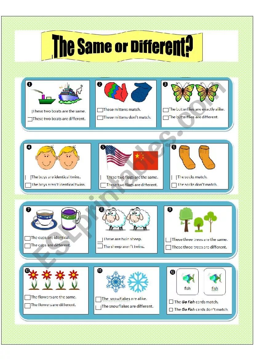 Same differently. Same different. Same or different. Same or different Worksheet. Same or different for Kids.