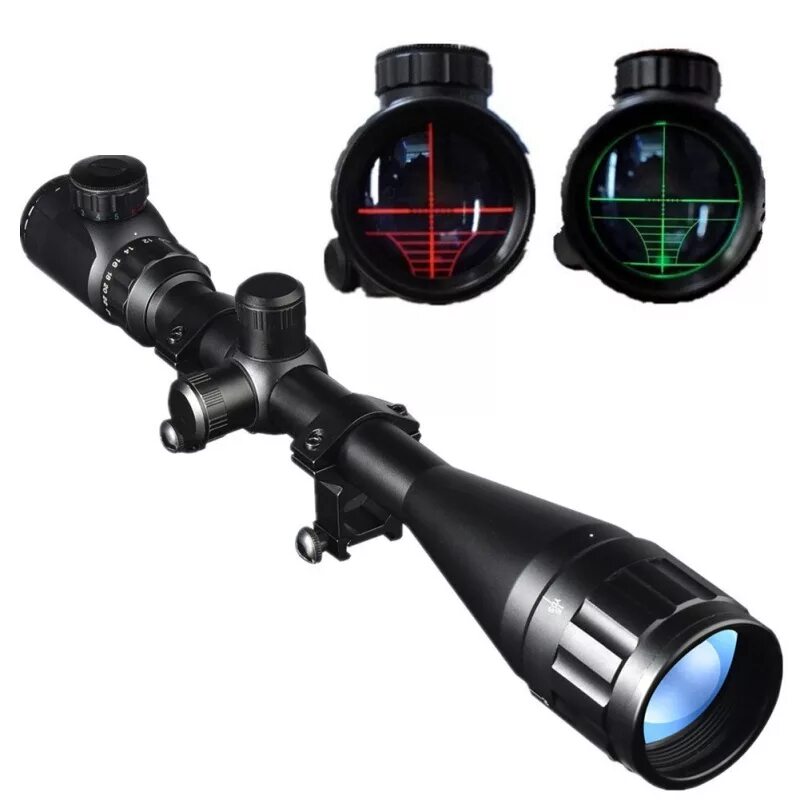 Beileshi 6-24x50 AOEG. Оптический прицел 6*24*50 AW-66. Riflescope прицел. Прицел оптический Bushnell AW-66 6-24x50 с подсветкой.