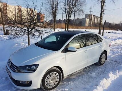 Поло седан зимой