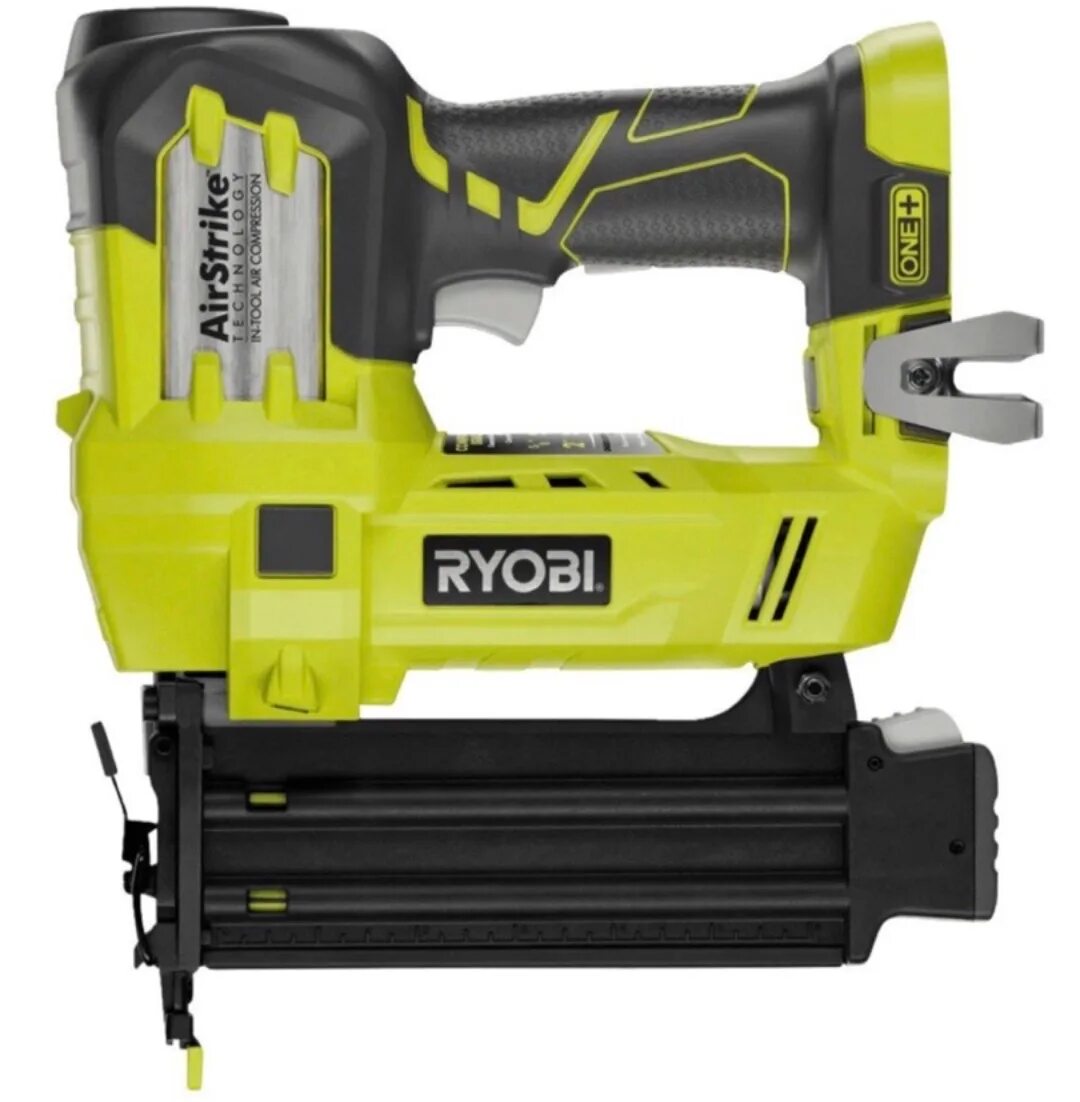 Купить гвоздезабиватель электрический. Нейлер Ryobi r18n18g0. Аккумуляторный гвоздезабиватель Ryobi one+ r18n18g-120s 5133003860.