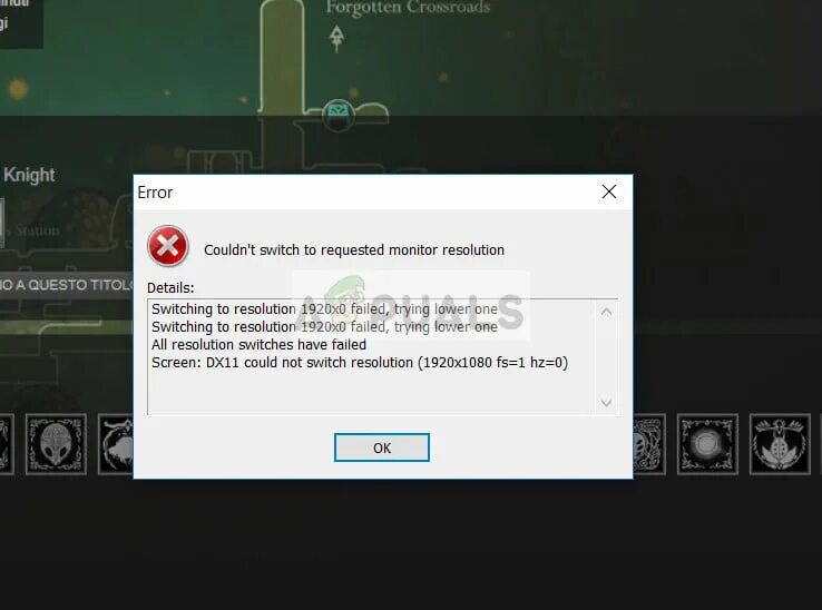 Couldn t find plugin. Couldn&#039;t switch to requested monitor resolution.
