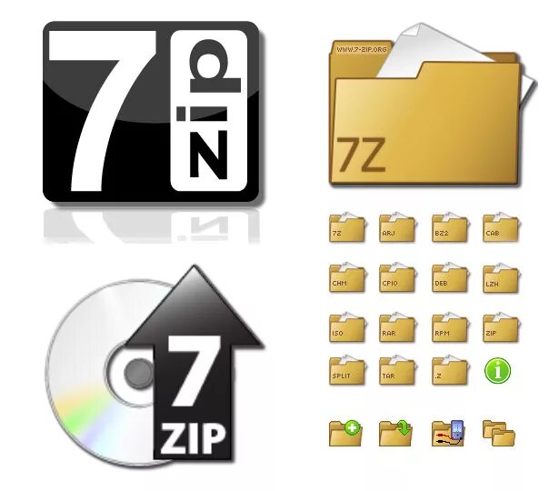 Значок 7zip. ЗИП архиватор. 7 ЗИП. Архиватор 7zip. Zip 7.0