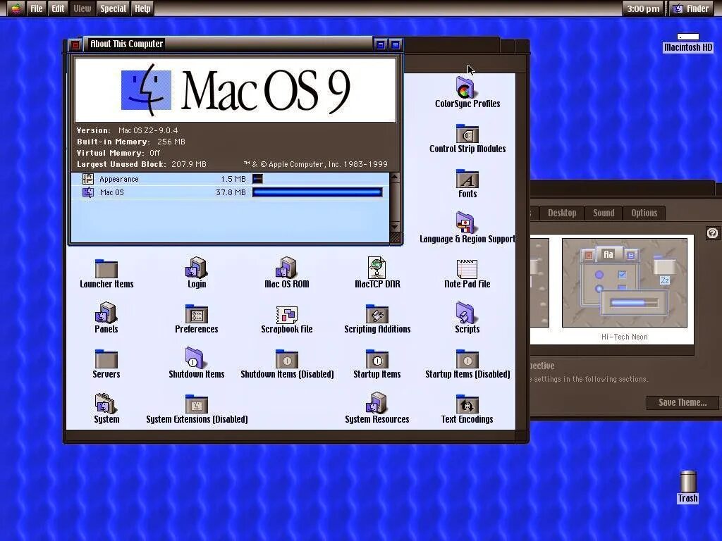 System addon. System addon
