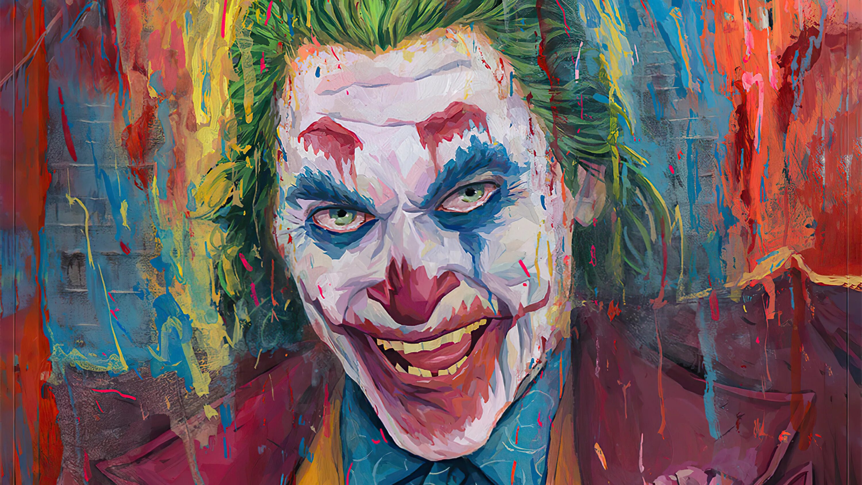 Joker art. Хоакин Феникс Джокер. Джокер Хоакин Феникс арт. Джокер картина. Джокер красками.