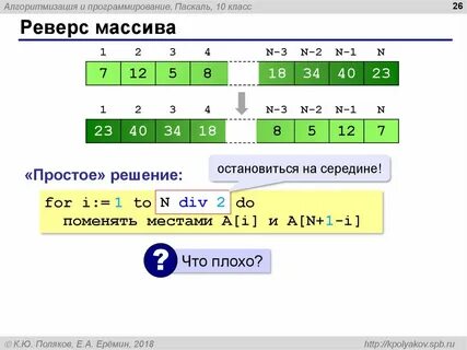 Как перевернуть массив в питоне