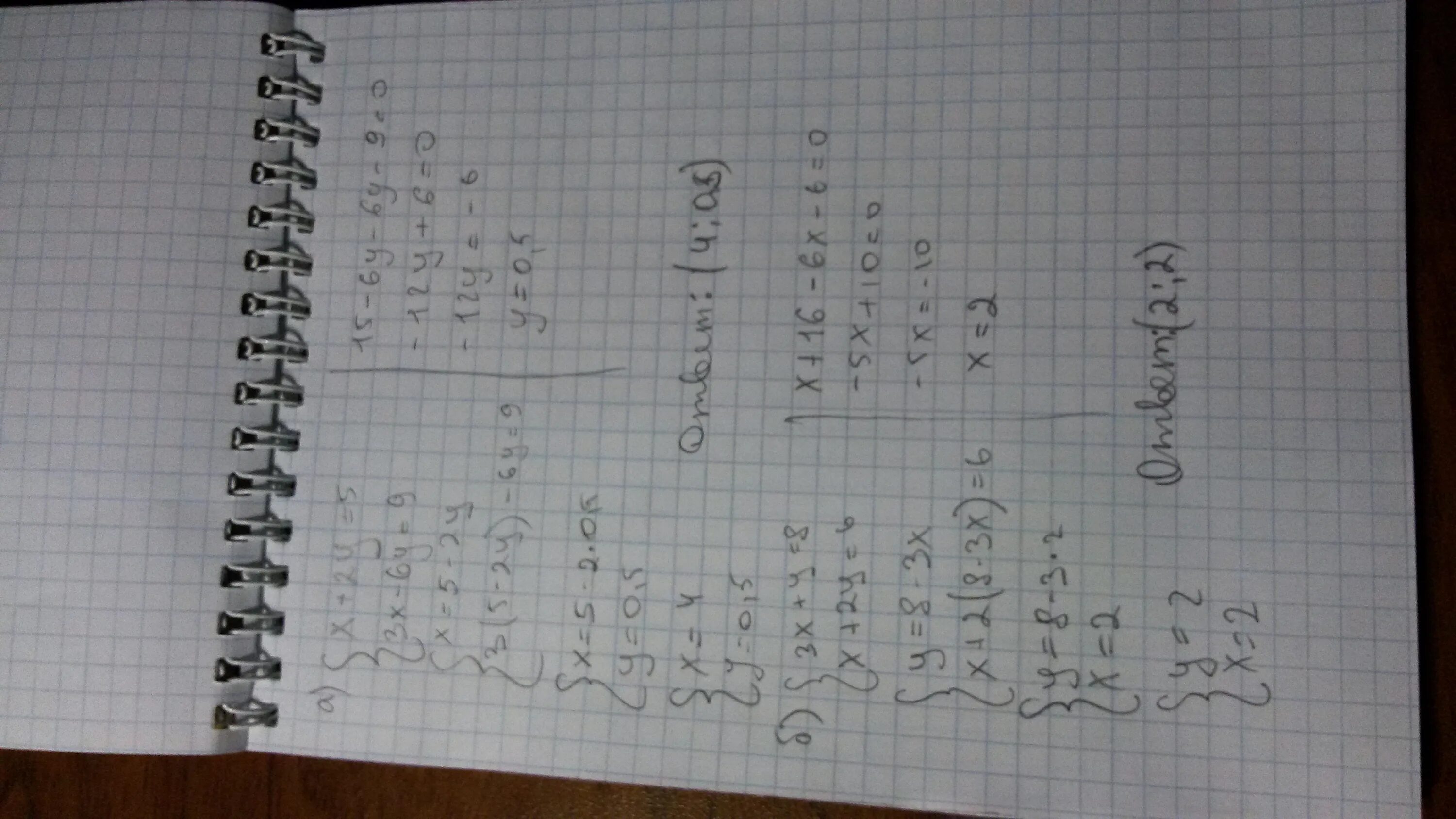 1.5Х1.5-2. Y = −2х + 5. { 2x+2y=6 { 3y-6x=-9 график. −X−2,5=−7,9.