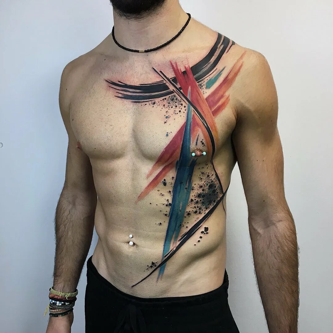 Тату абстракция