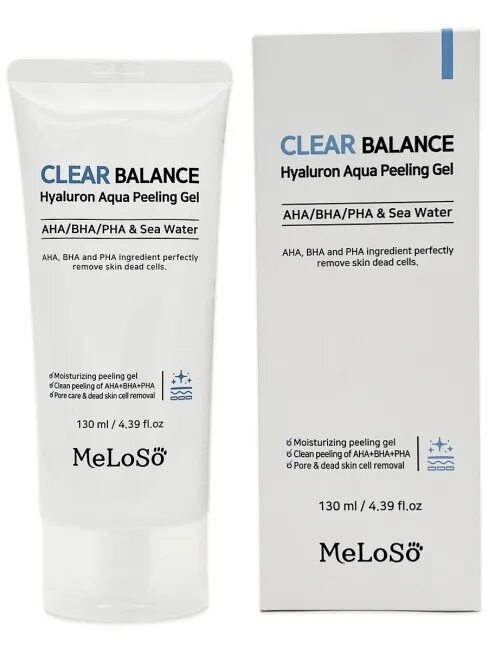 Клеар для лица. Brightening peeling Gel Dr.Meloso. Clear balance