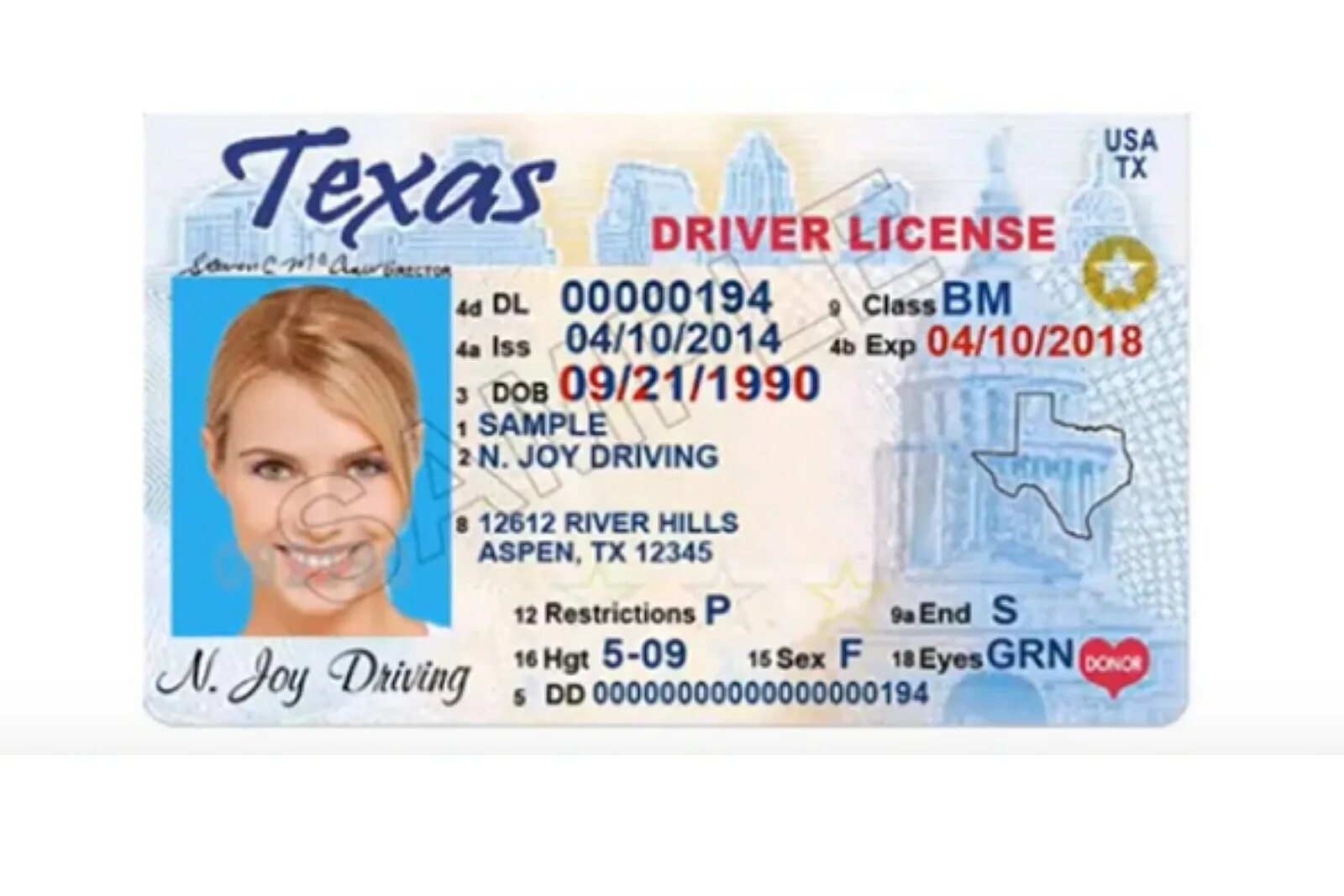 License us. Driver License. Texas Driver License. Texas Driving License.