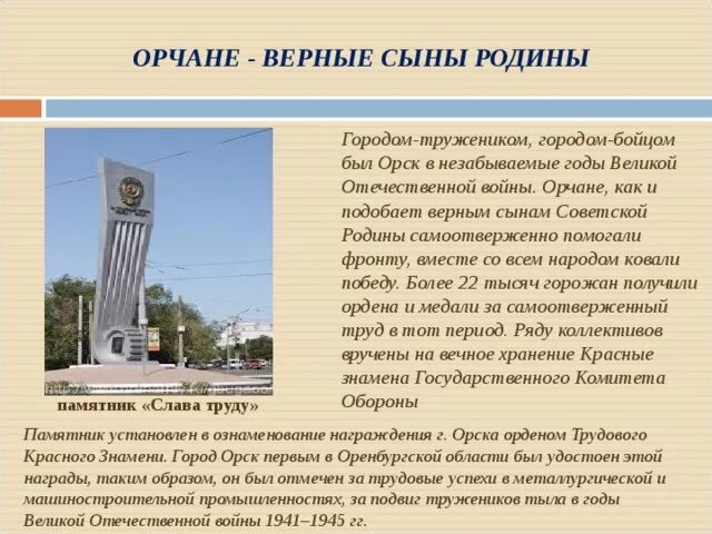 Списки город орск