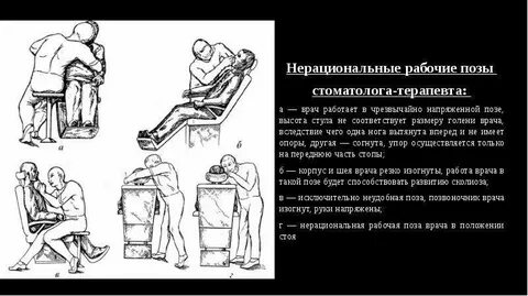 Рабочие позы характеристика