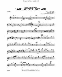 I will always love you ноты