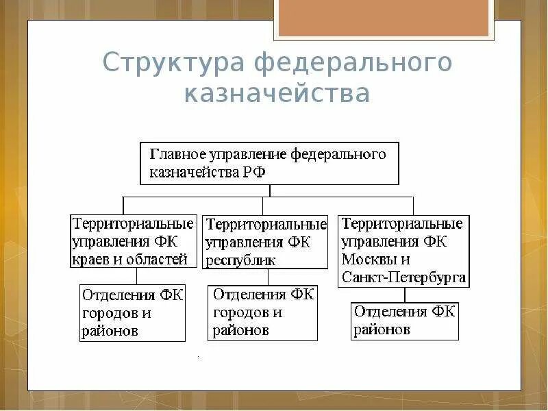 Структура казначейства