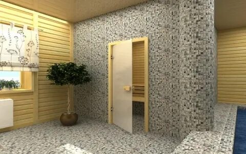 Стеклянные двери для сауны