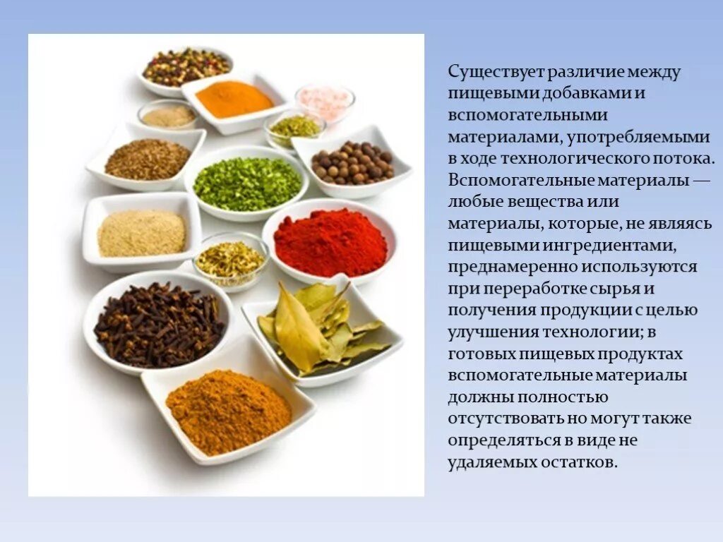 Вспомогательные добавки. Пищевые добавки. вспомогательные материалы: пищевые добавки. вспомогательные материалы в пищевых добавках. пищевые добавки и вспомогательные материалы отличия.