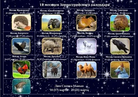 Тотемный календарь животных