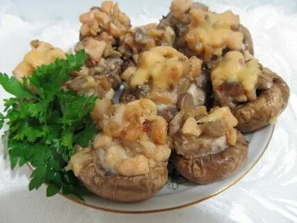 Вкусное простое блюдо из шампиньонов