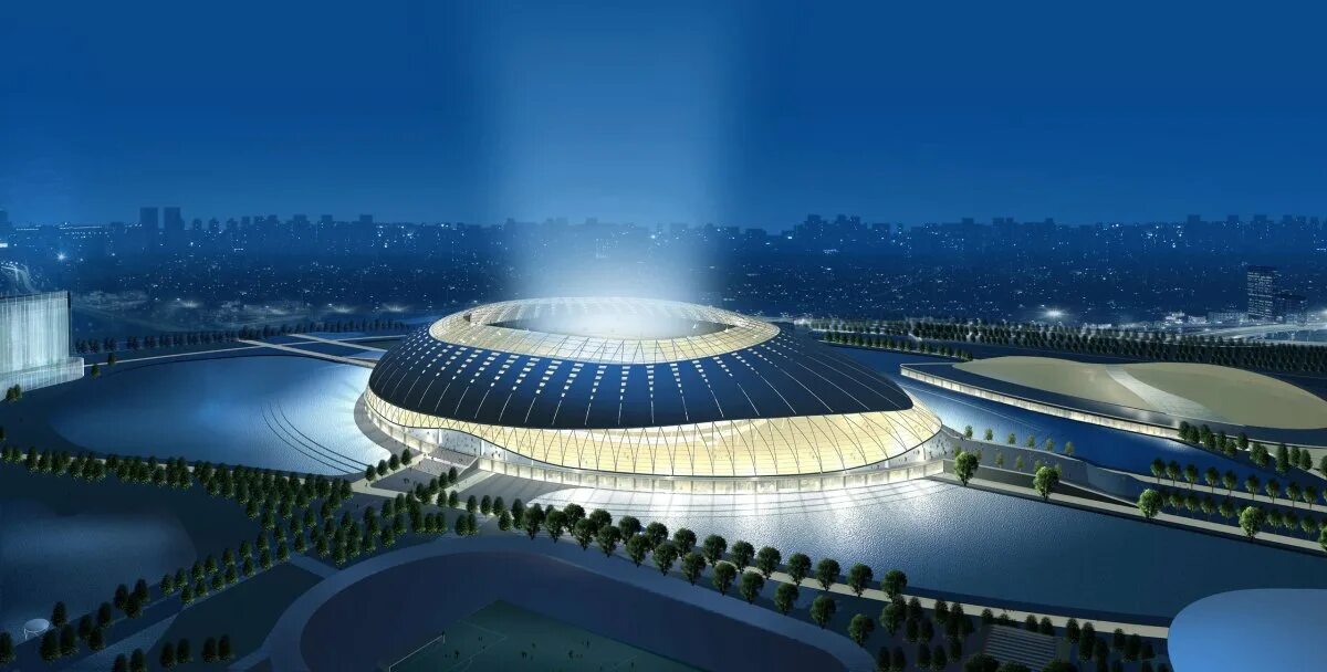 Вода на стадионе. Тяньцзинь Олимпик центр Стэдиум. Тяньцзинь стадион. Тяньцзинь Олимпийский центр. Стадион олимпийского центра Китай.
