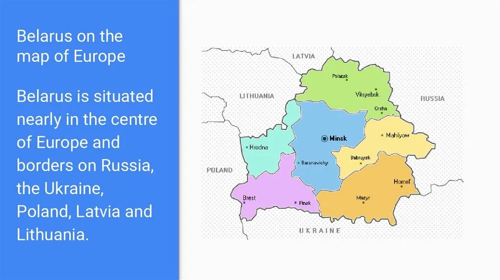 Карта беларуси с кем граничит беларусь. Карта беларуси на английском. Карта регионов беларуси. Яз. Беларусь на англ.