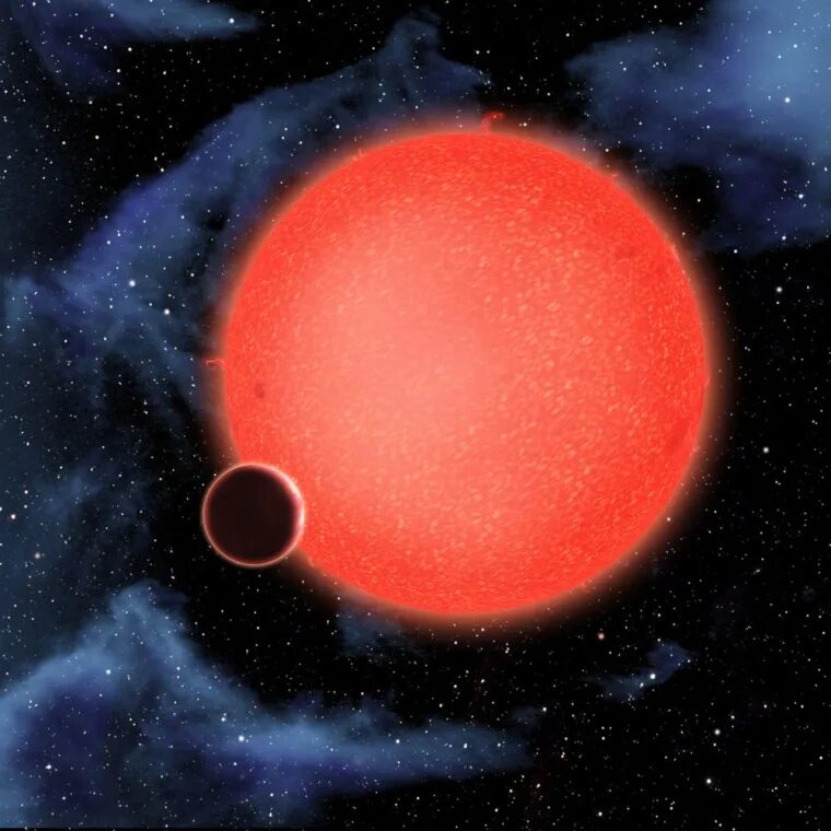 Как выглядит красный карлик A Red Dwarf Blasts off a Superflare. Any Life on its Planets Would Have a Very B