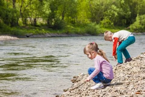 They are in the river
