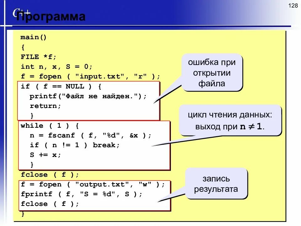 Fopen в си. Приложение main. Пример программы на массив язык си. Fscanf c++ описание.