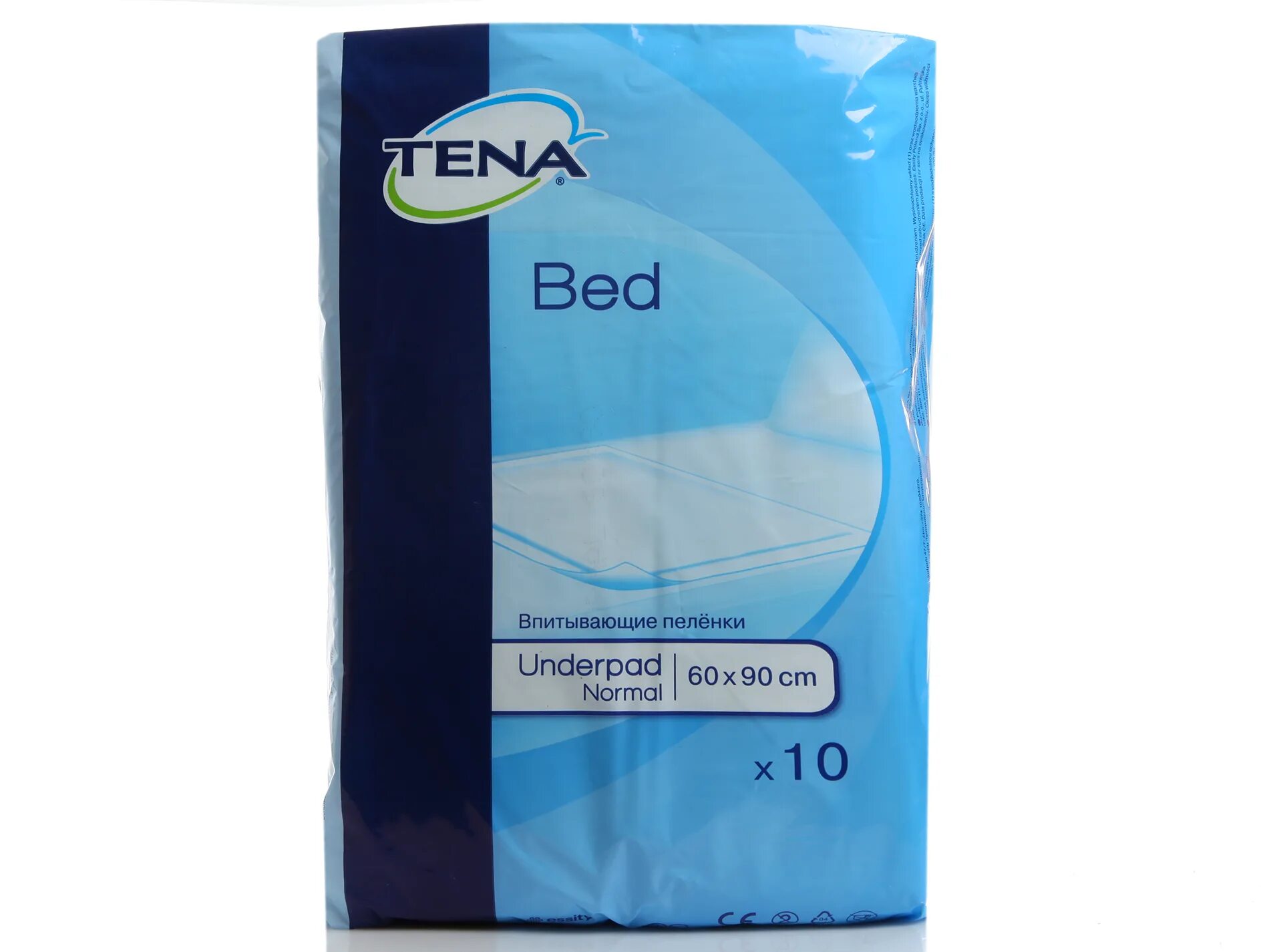 Впитывающие пеленки для лежачих цена. Tena Bed Underpad normal 60 90. Пеленки для лежачих больных 60х90 Seni. Простыни сени 60х60 30. Пелёнки одноразовые 60х90 для лежачих больных.