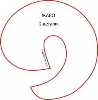 Выкройка съемного