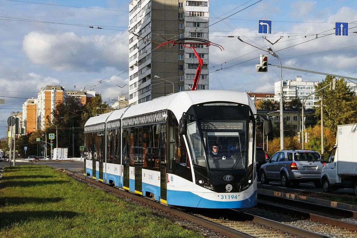 Движение трамваев в москве. ПК "транспортные системы" Витязь-м (71-931м). Трамвай 1 Москва Витязь м. Трамвай 1 улица Академика Янгеля. Трамвай Витязь м маршрут 1.