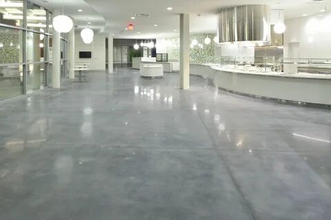 Concrete flooring