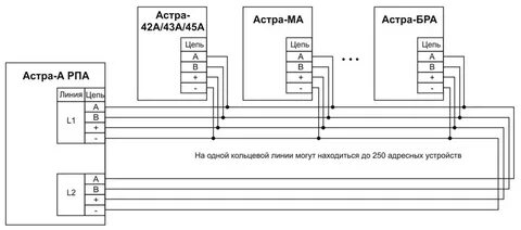 Схема подключения астра 712 4